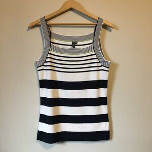 Jana Rayon Banded Square Neck Rayon Blend Tank Top